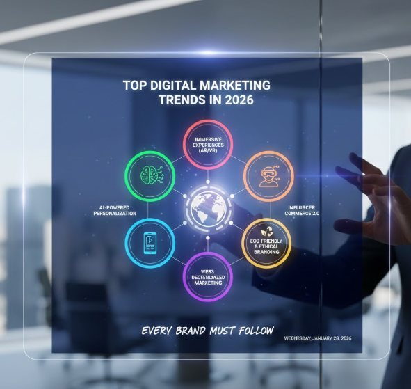 Top Digital Marketing Trends in 2026 Every Brand Must Follow