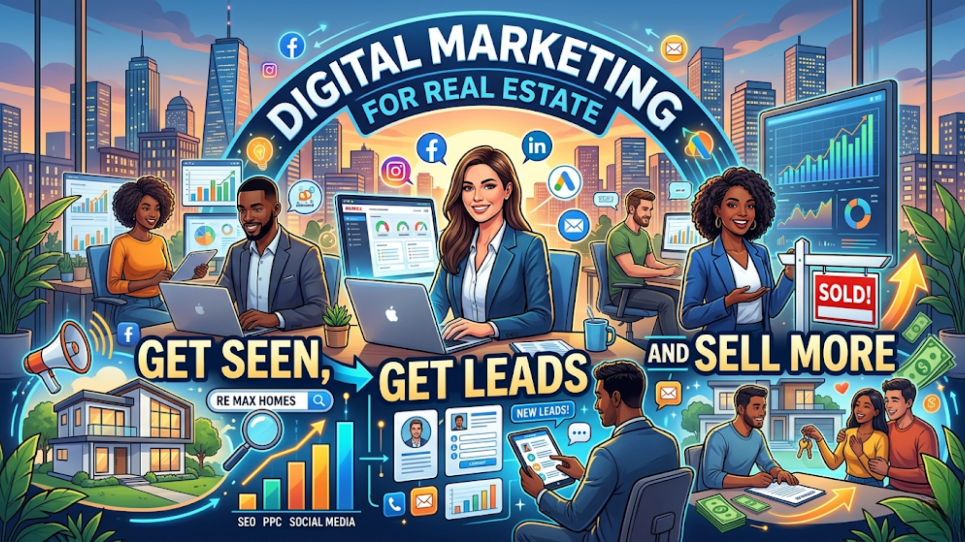 Digital Marketing for Real Estate: Get Seen, Get Leads, and Sell More