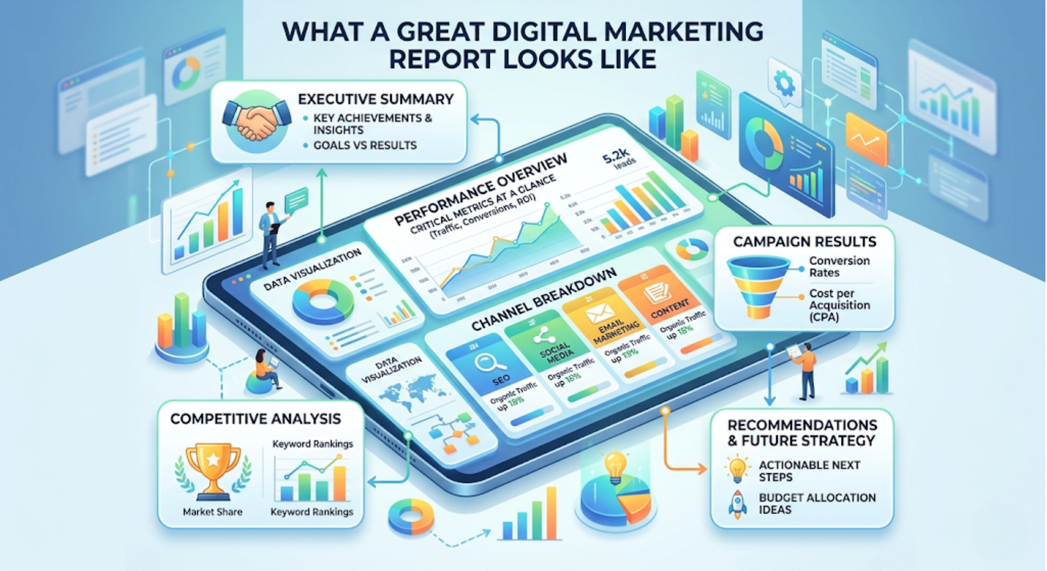 What a Great Digital Marketing Report Should Look Like