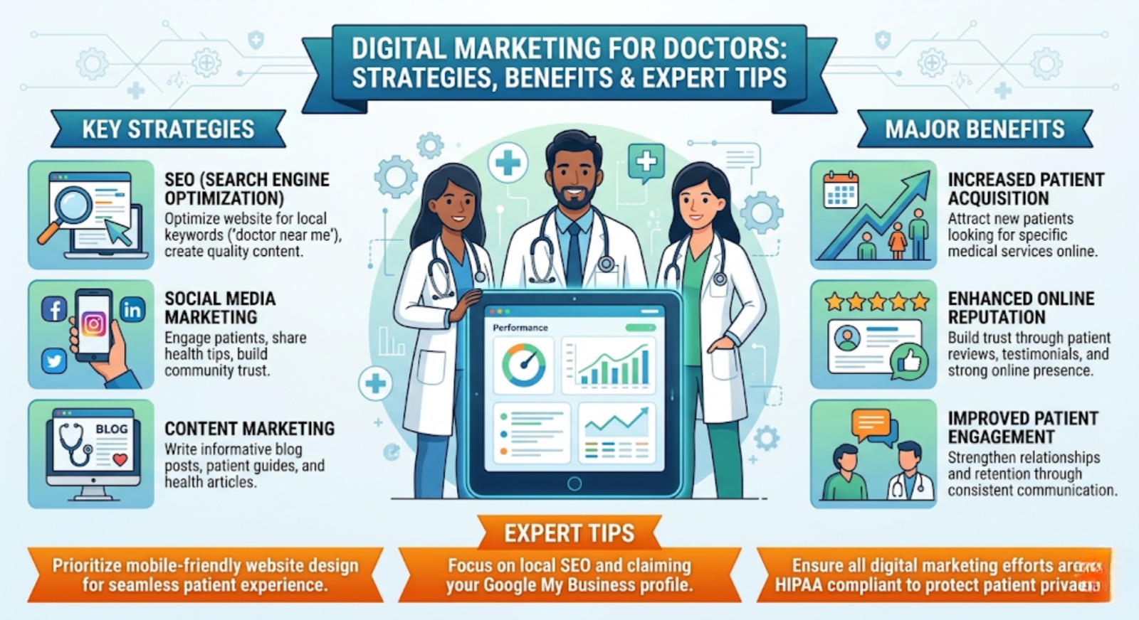 Digital Marketing for Doctors: Strategies, Benefits & Expert Tips